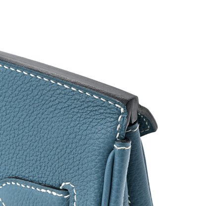 Hermes Togo BIRKIN 30 Blue Jean 15 of 17