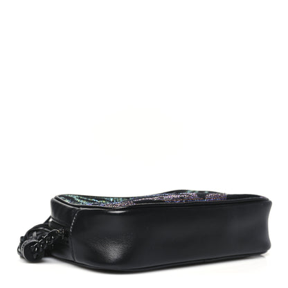 Saint Laurent Canvas Calfskin Metallic Tiger Print Monogram Mini Lou Camera Bag Multicolor 4 of 11