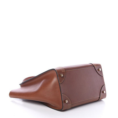 Celine Natural Calfskin Mini Luggage Tan 3 of 9