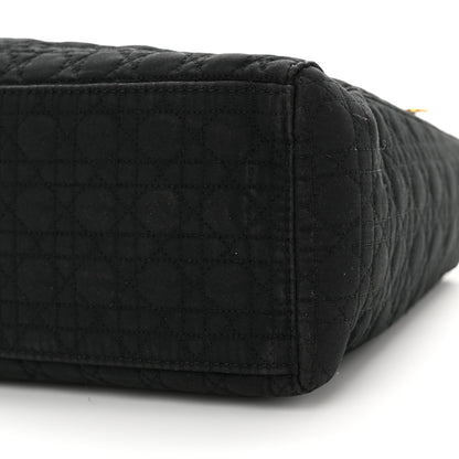Christian Dior Nylon Cannage Medium Lady Dior Black 10 of 17