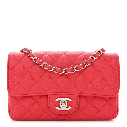 Chanel Caviar Quilted Mini Rectangular Flap Red 1 of 13