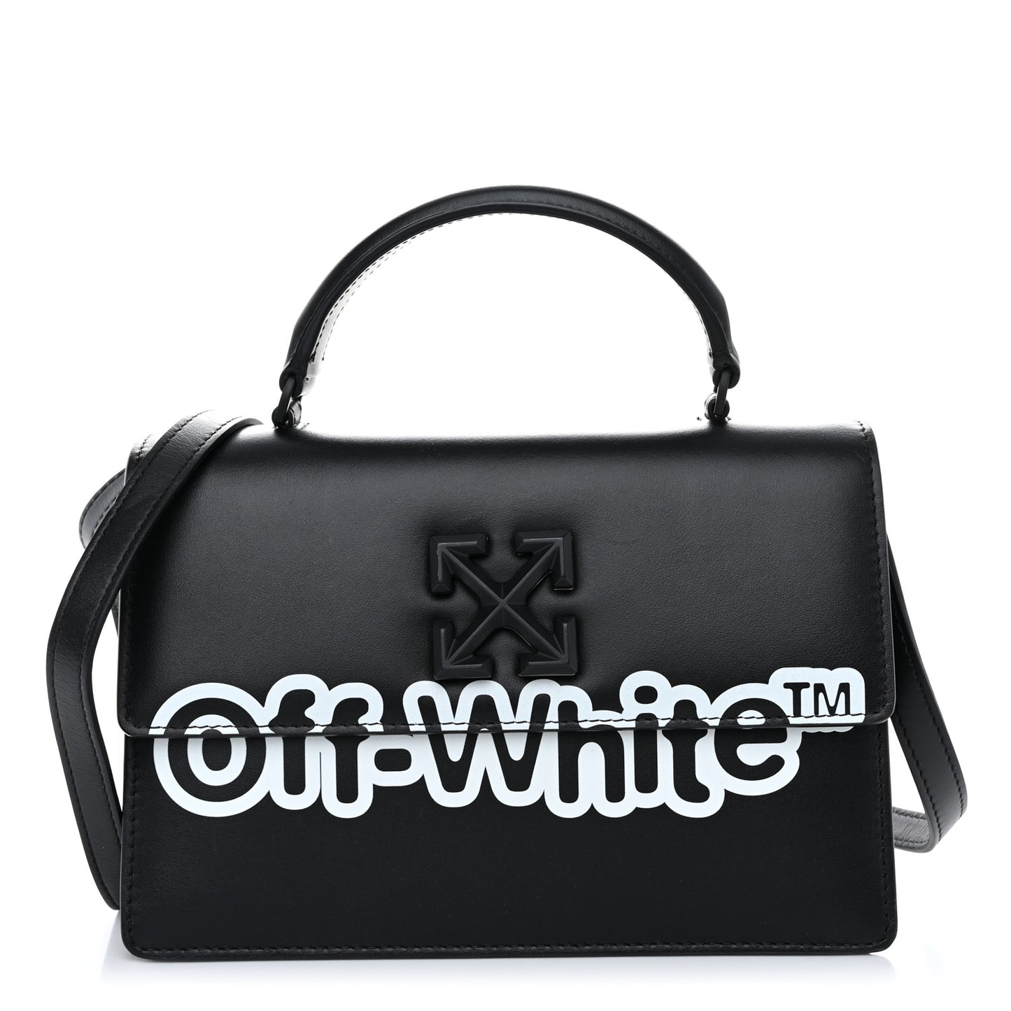 Calfskin Jitney 1.4 Shoulder Bag Black