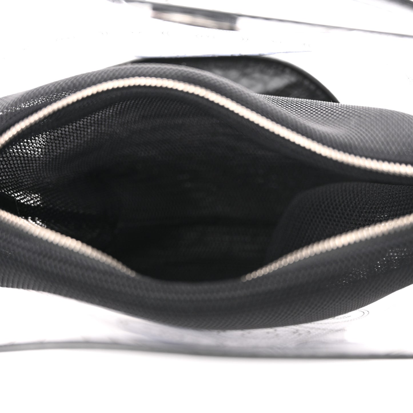 Crumpled Calfskin PVC Bucket Bag Black