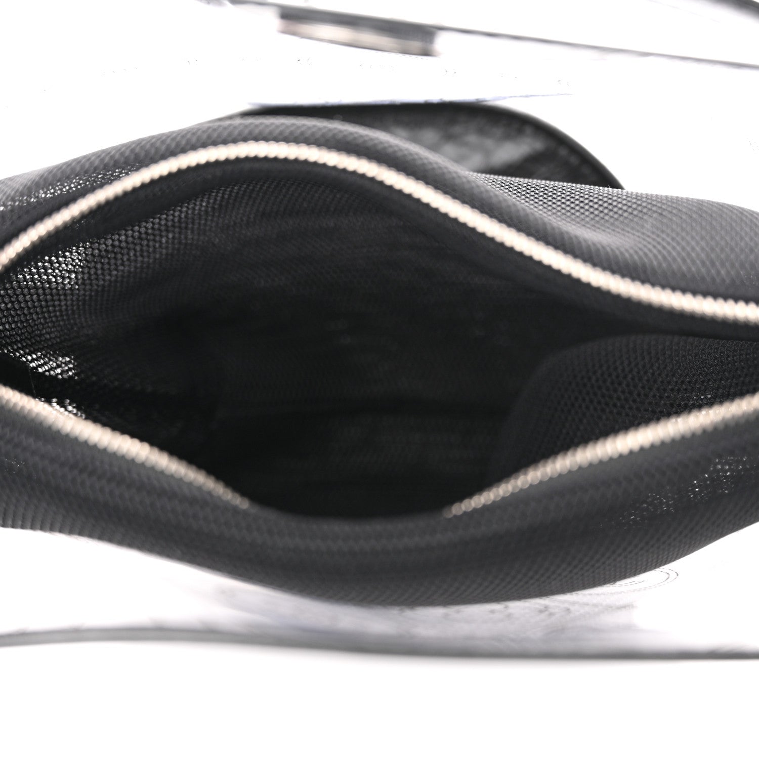 Chanel Crumpled Calfskin PVC Bucket Bag Black 5 of 11