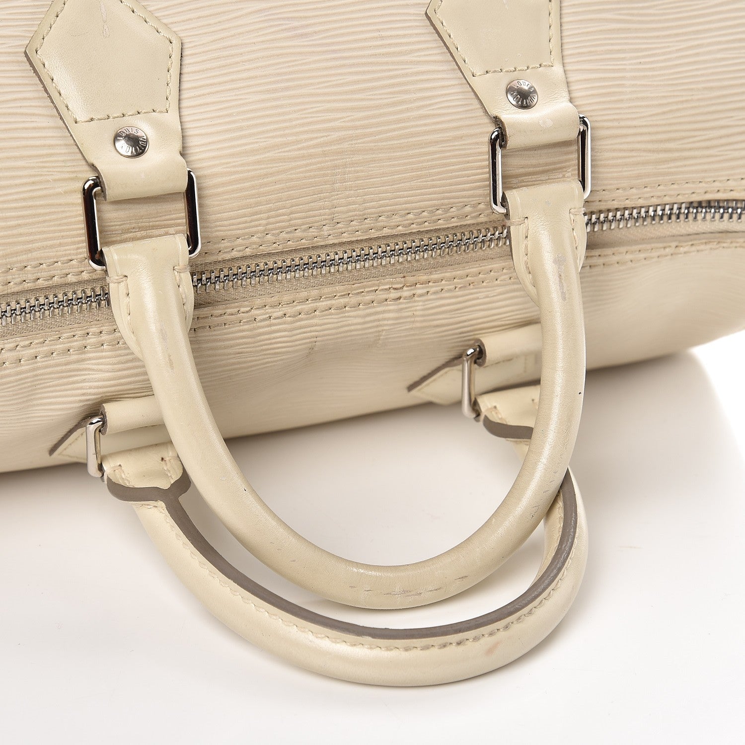 Louis Vuitton Epi Speedy 25 Ivory 8 of 15