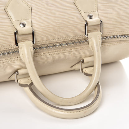 Louis Vuitton Epi Speedy 25 Ivory 8 of 15