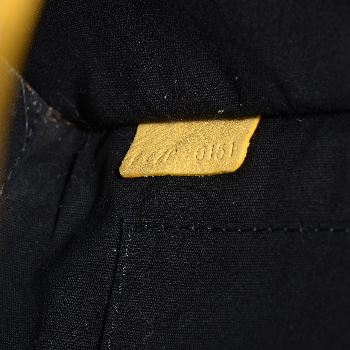 Smooth Calfskin Nano Luggage Citrine