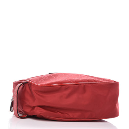 Gucci Nylon Monogram Dolmias Pouch Vibrant Red 4 of 11