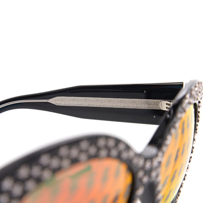 Gucci Square Frame Star Sunglasses GG3870S Black 5 of 8