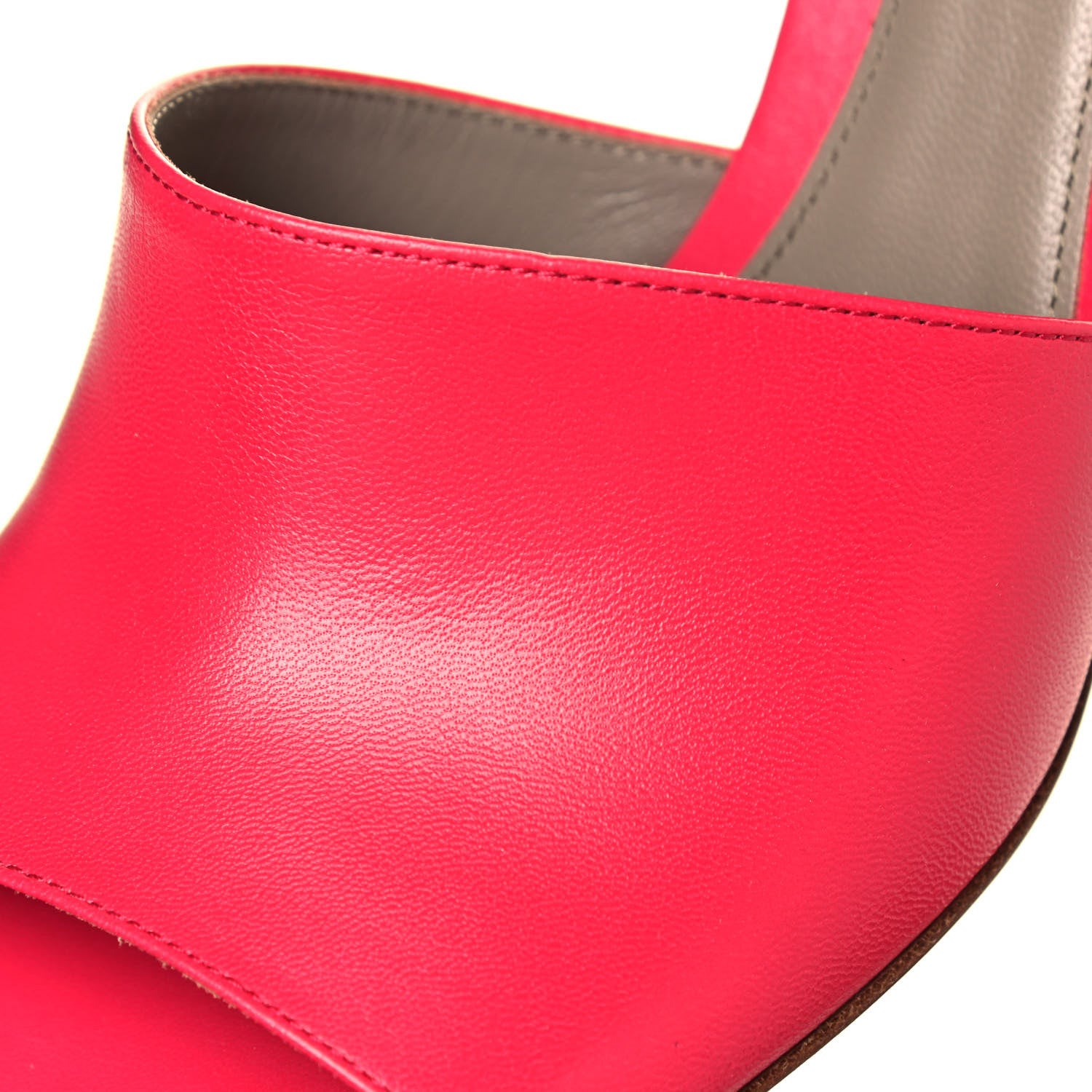 Bottega Veneta Lambskin Stretch Mule Sandals 38 Lollipop 8 of 8