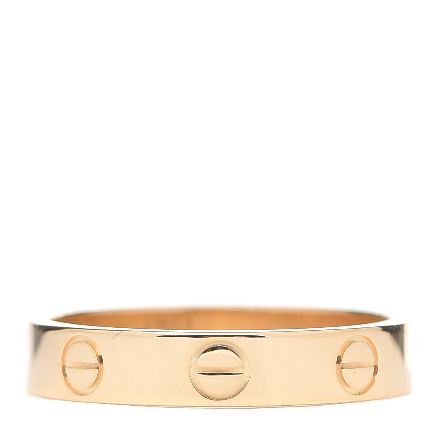 Cartier 18K Yellow Gold 3.5mm LOVE Wedding Band Ring 52 6 1 of 6
