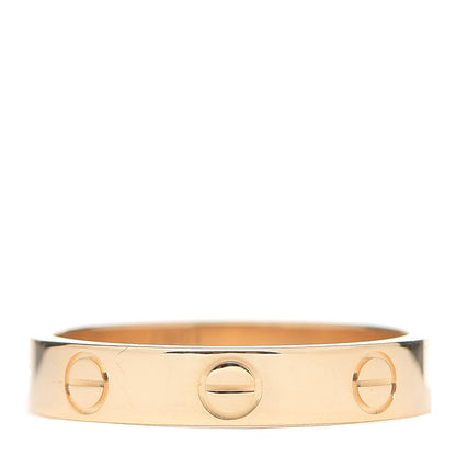 Cartier 18K Yellow Gold 3.5mm LOVE Wedding Band Ring 52 6 1 of 6