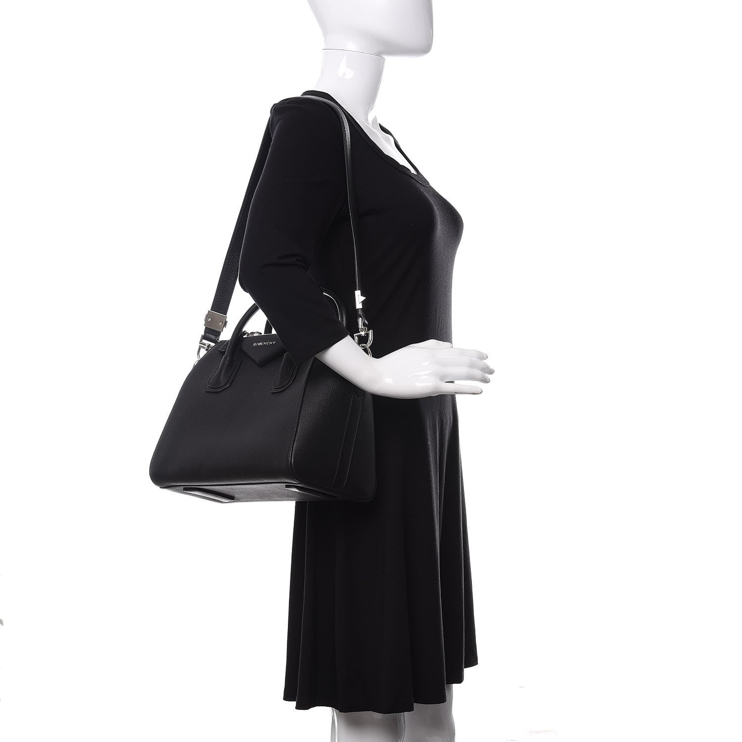 Givenchy Sugar Goatskin Small Antigona Black 2 of 10