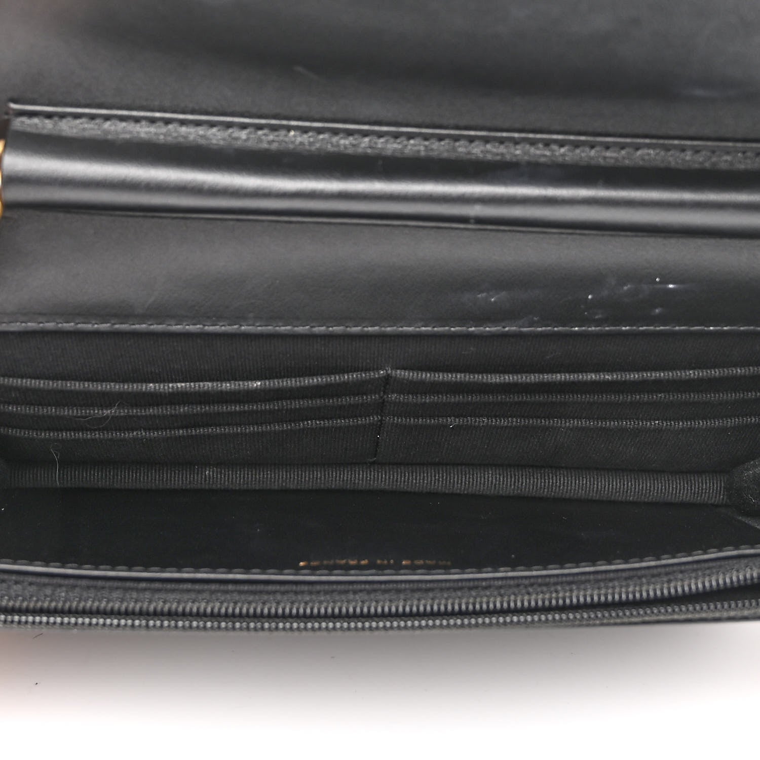 Chanel Caviar Quilted Boy Wallet On Chain WOC Black 5 of 12