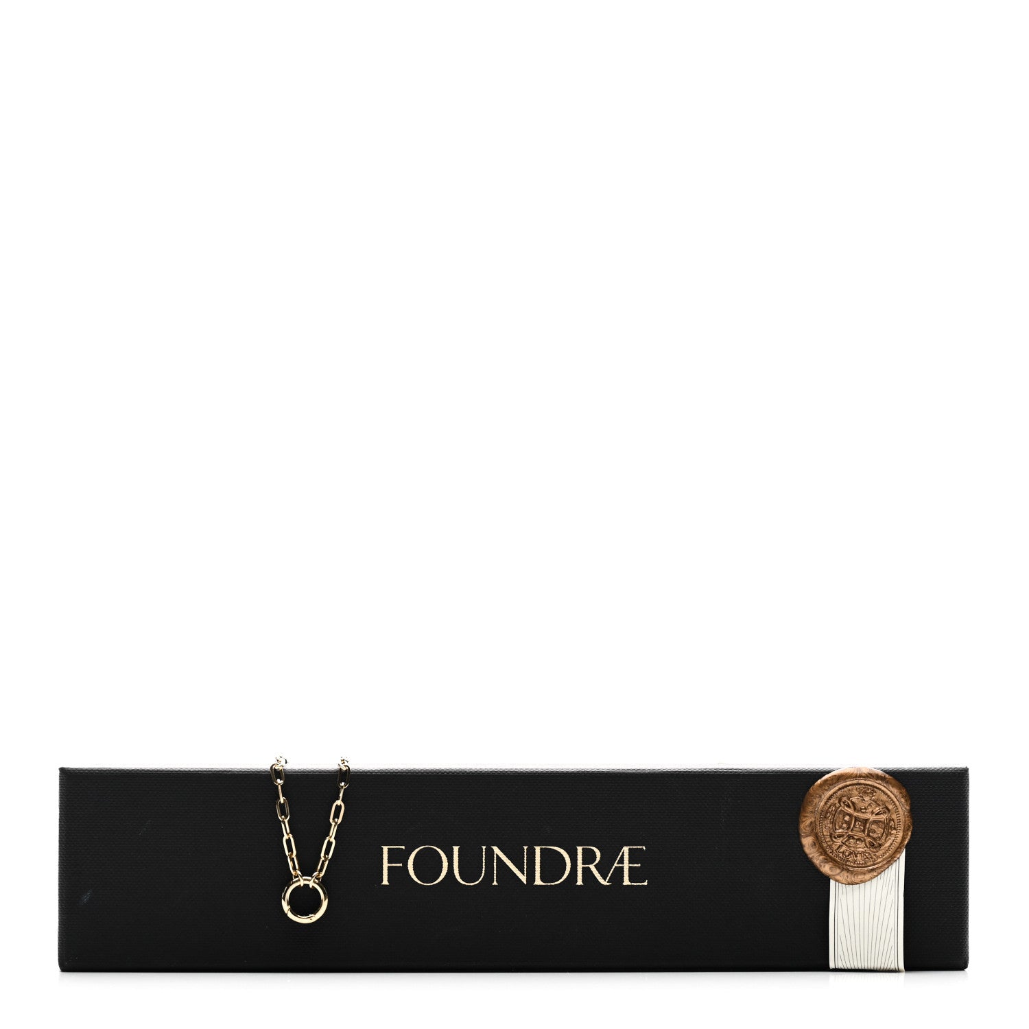 Foundrae 18K Yellow Gold Refined Open Clip Chain Necklace 4 of 4
