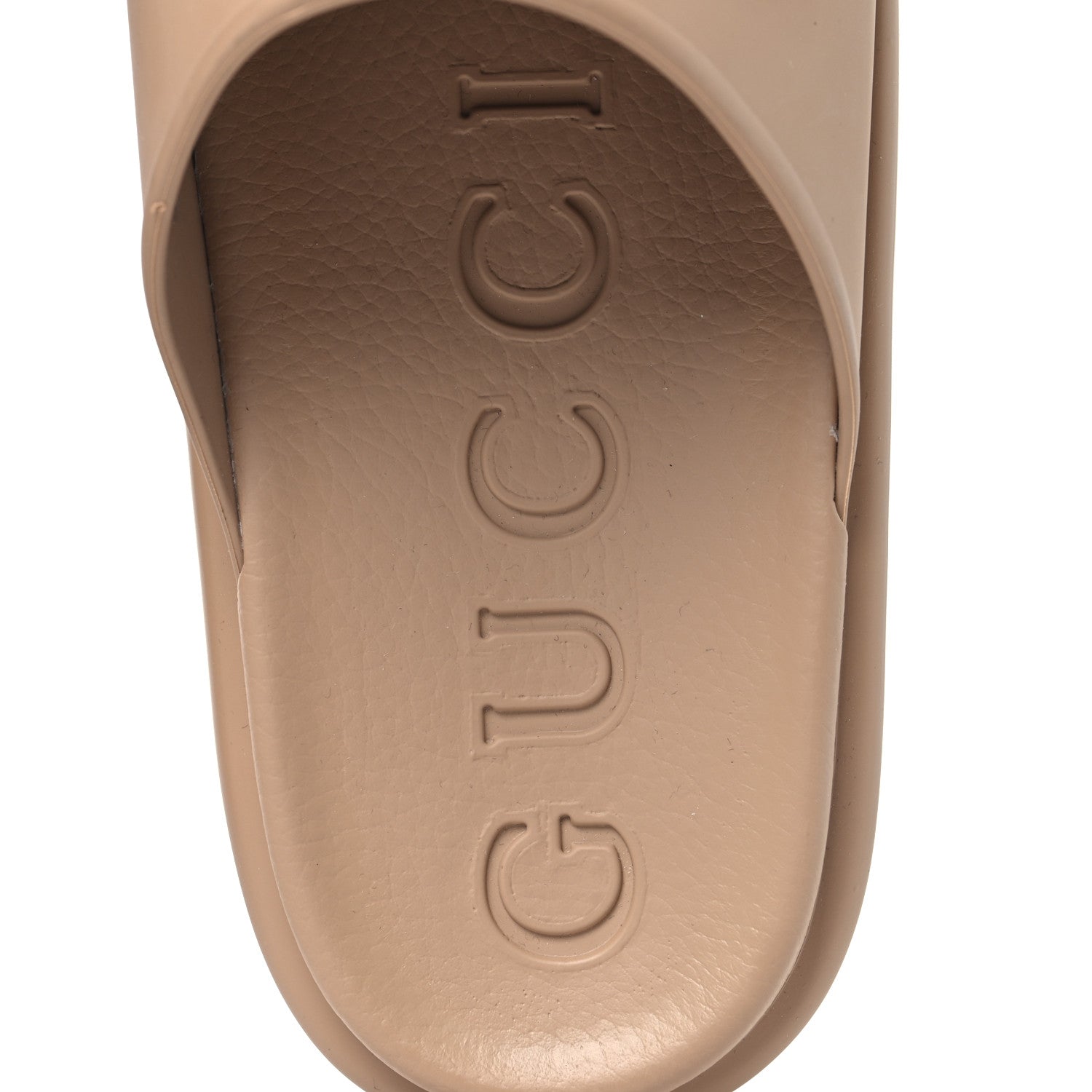 Gucci Soft Rubber Womens Interlocking G Platform 42mm Slide