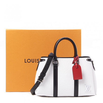 Louis Vuitton Epi Soufflot BB Optic White Black Scarlet 9 of 9