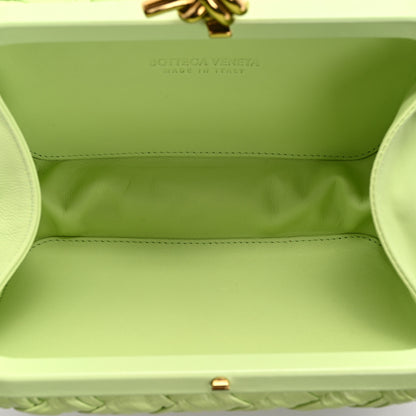 Bottega Veneta Foulard Intrecciato Minaudiere Knot Clutch Fennel 5 of 6