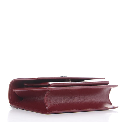 Saint Laurent Calfskin Monogram Sunset Chain Wallet Palissandre 4 of 6