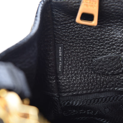 Prada Vitello Daino Large Double Zip Tote Nero Black 9 of 24
