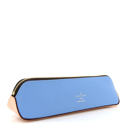 Louis Vuitton Monogram 2021 Christmas China Animation Pencil Pouch Myosotis Blue 3 of 9