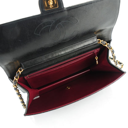 Chanel Lambskin Quilted Medium Single Flap Black 6 of 9