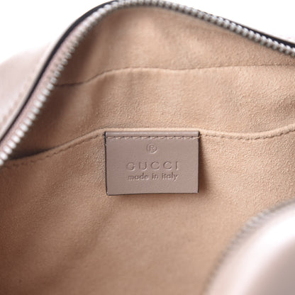 Gucci Calfskin Matelasse Small GG Marmont Chain Shoulder Bag Porcelain Rose 8 of 10