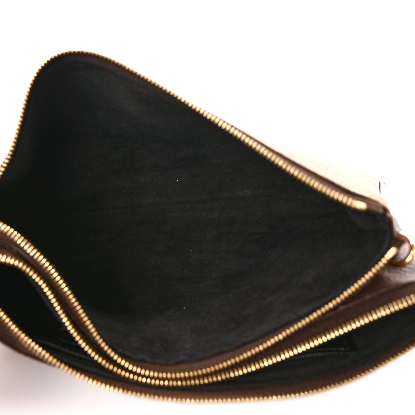 Reverse Monogram Giant Double Zip Pochette