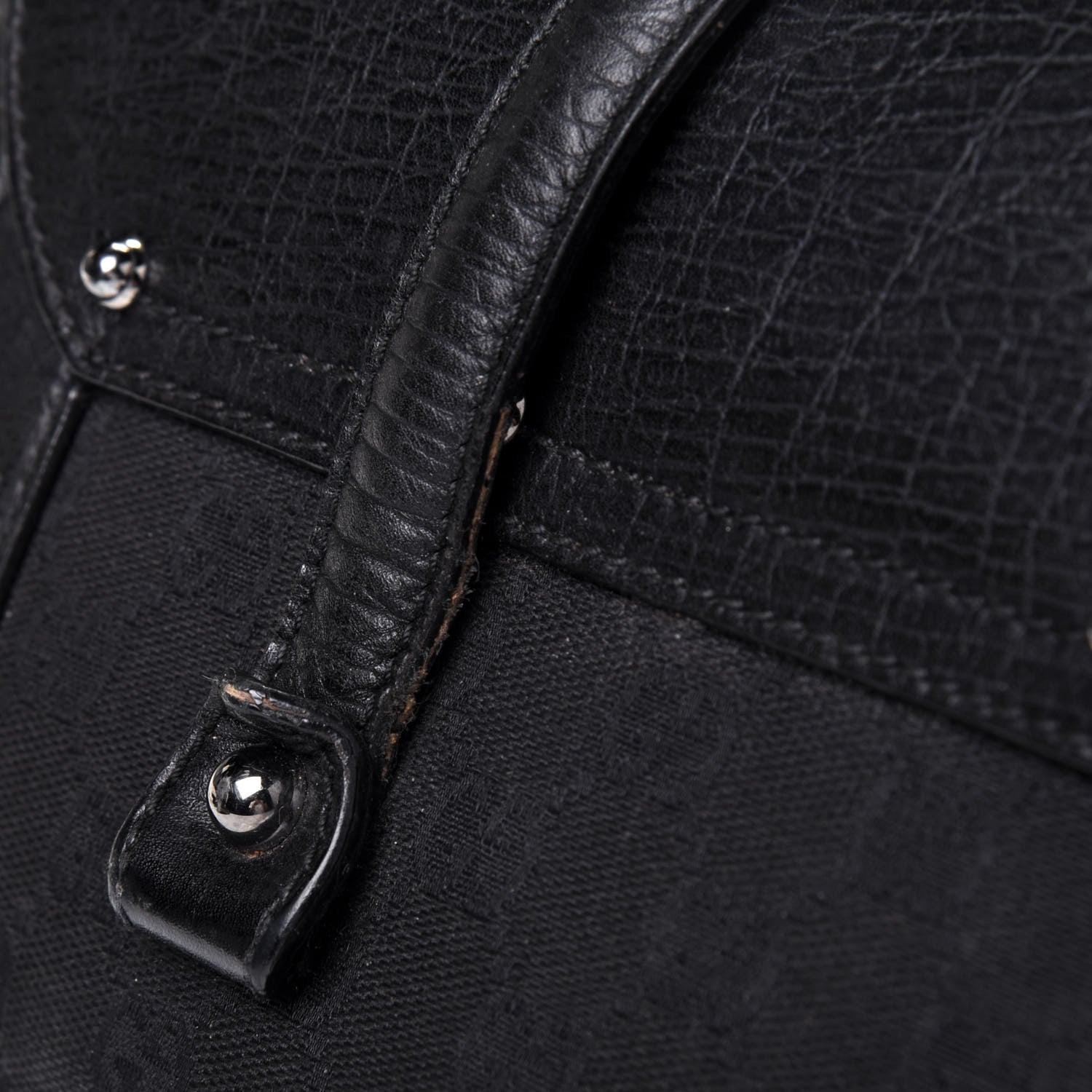Gucci Monogram Bamboo Bullet Bag Black 24 of 31