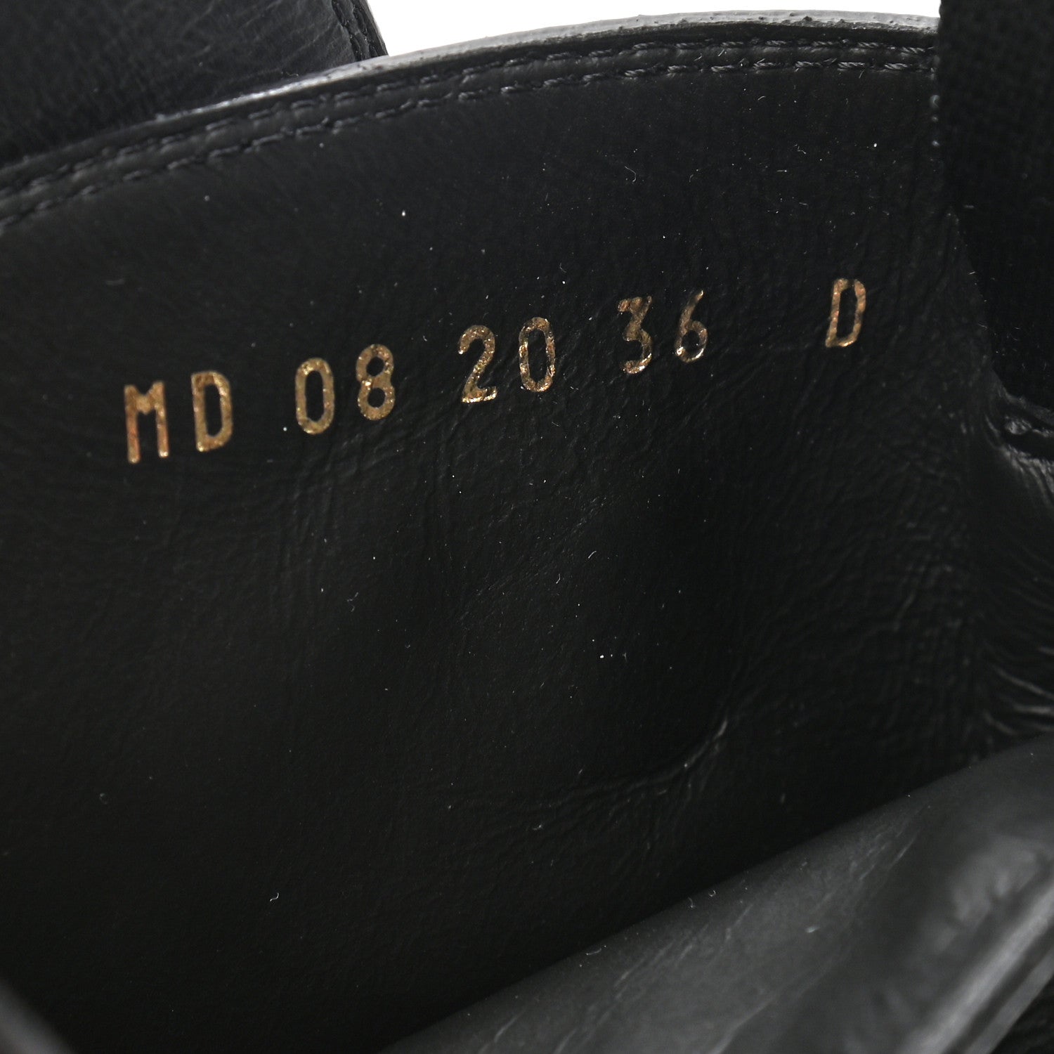 Christian Dior Calfskin Empreinte Ankle Boot 36 Black 7 of 7
