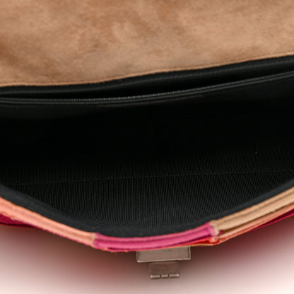 Chanel Suede Patchwork Medium Mademoiselle Flap Multicolor 5 of 11