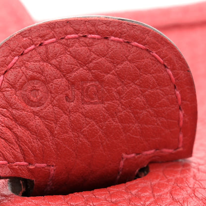 Hermes Taurillon Clemence Evelyne III PM Rouge Casaque 7 of 11