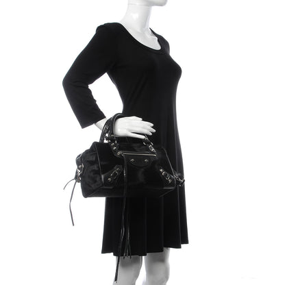 Balenciaga Chevre Pony Hair Classic Hardware Box Bag Black 2 of 12