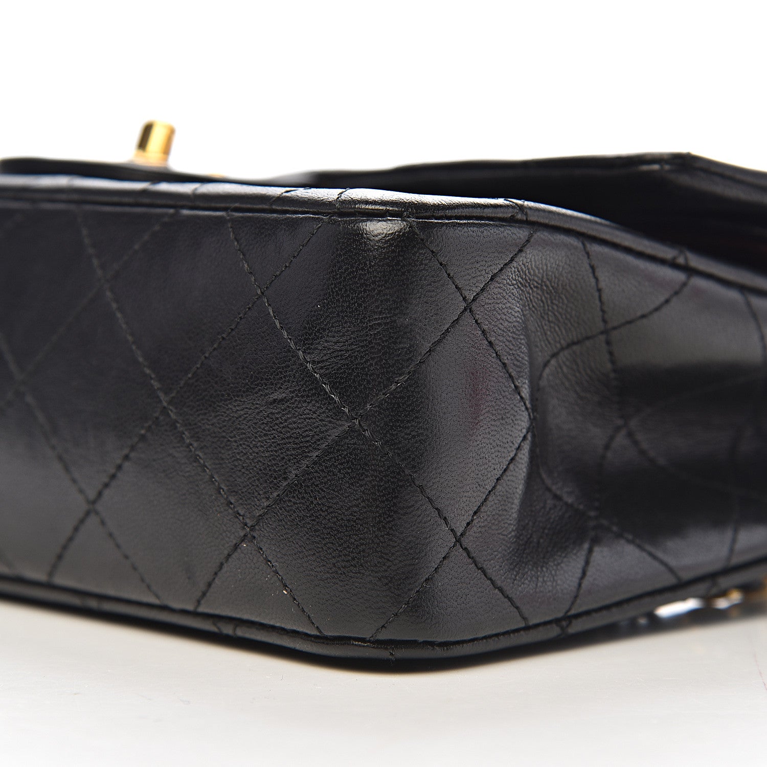 Chanel Lambskin Quilted Small Double Flap Black 14 of 16
