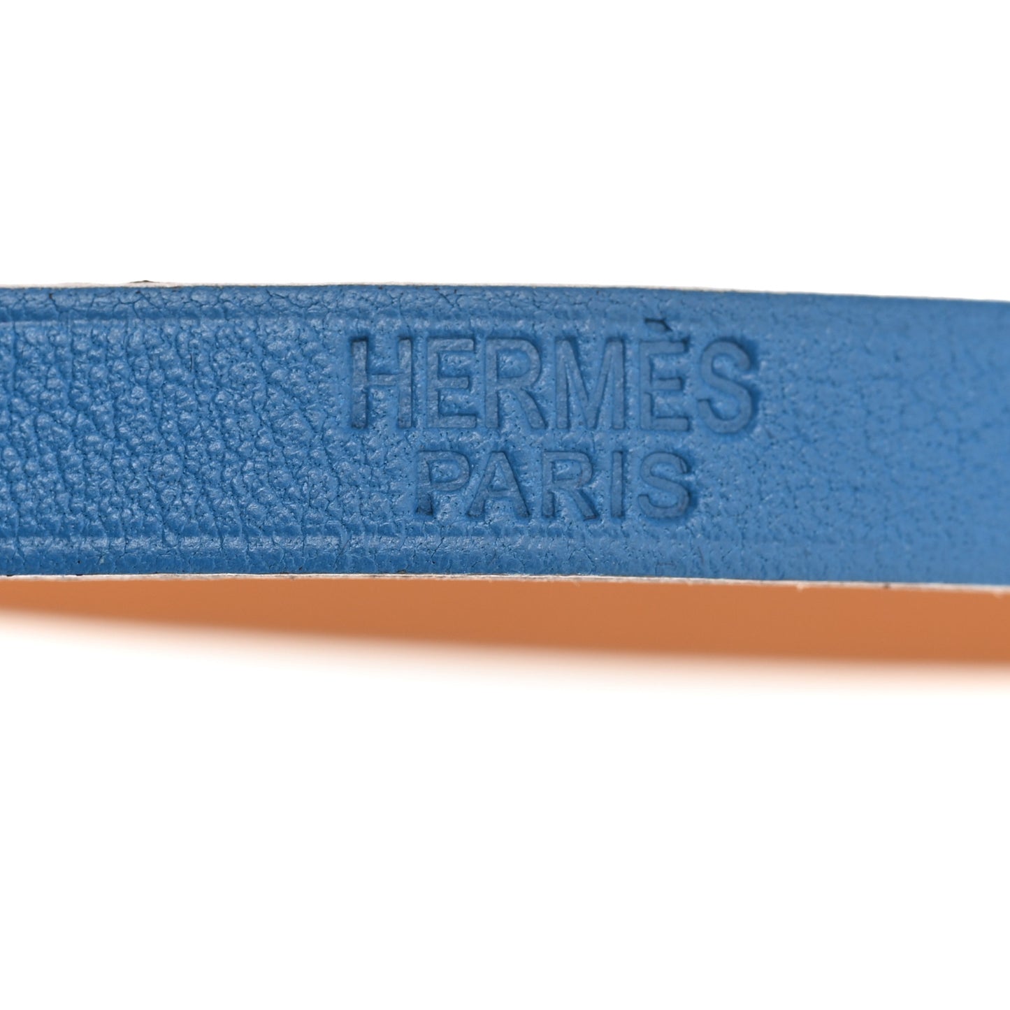 Swift Epsom Hapi Triple Tour Wrap Bracelet M Bleu Hydra Gold