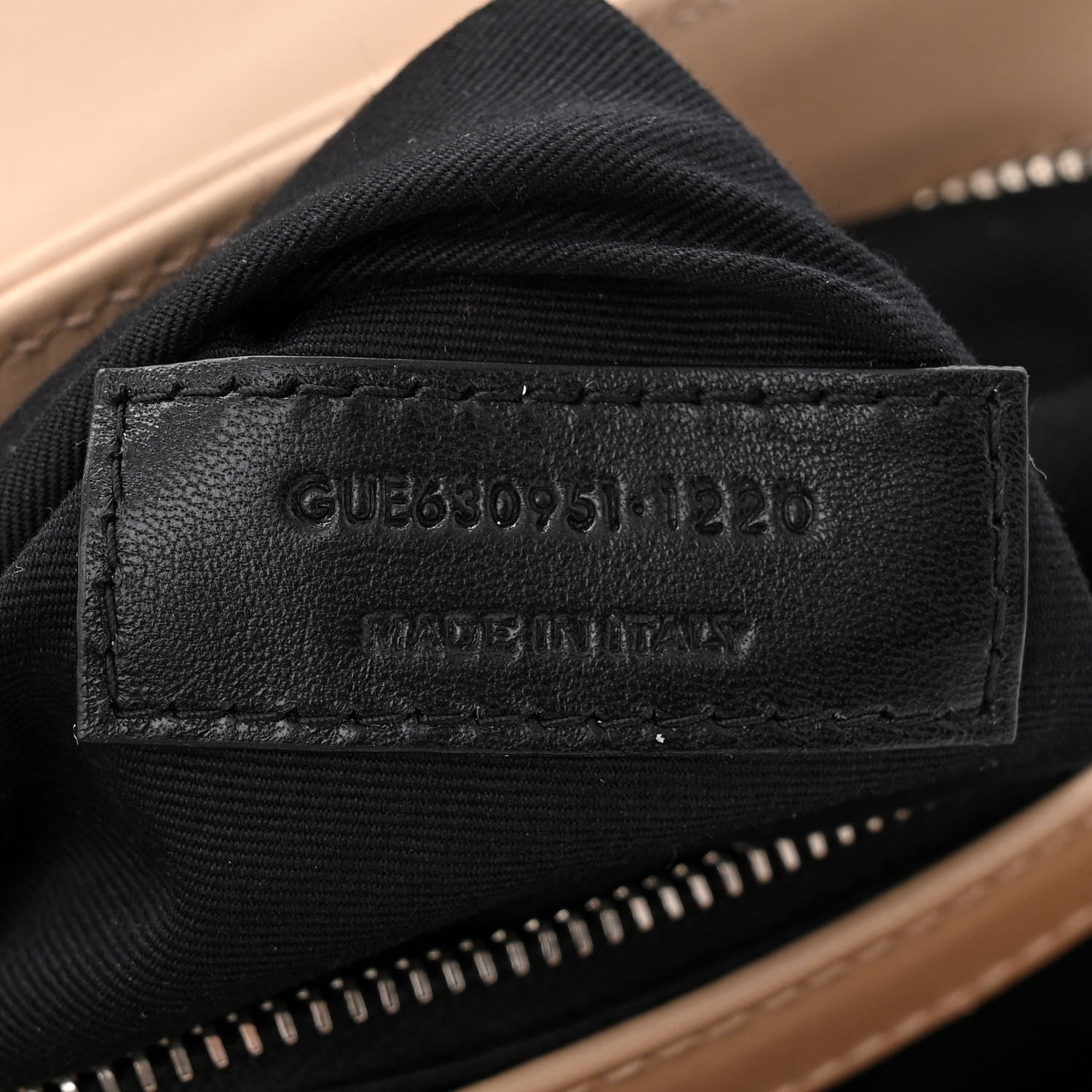 Saint Laurent Calfskin Y Quilted Monogram Toy Loulou Crossbody Bag Nude Powder 7 of 13