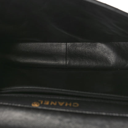 Chanel Lambskin Quilted Medium Double Sided Flap Black 6 of 10