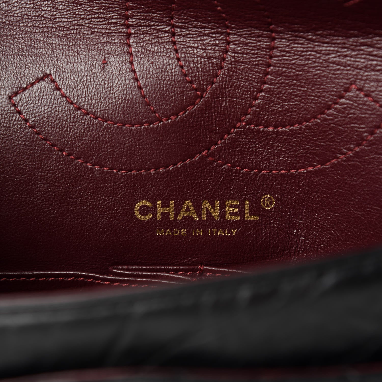Chanel Aged Calfskin Quilted 2.55 Reissue 226 Flap Black 9 of 11