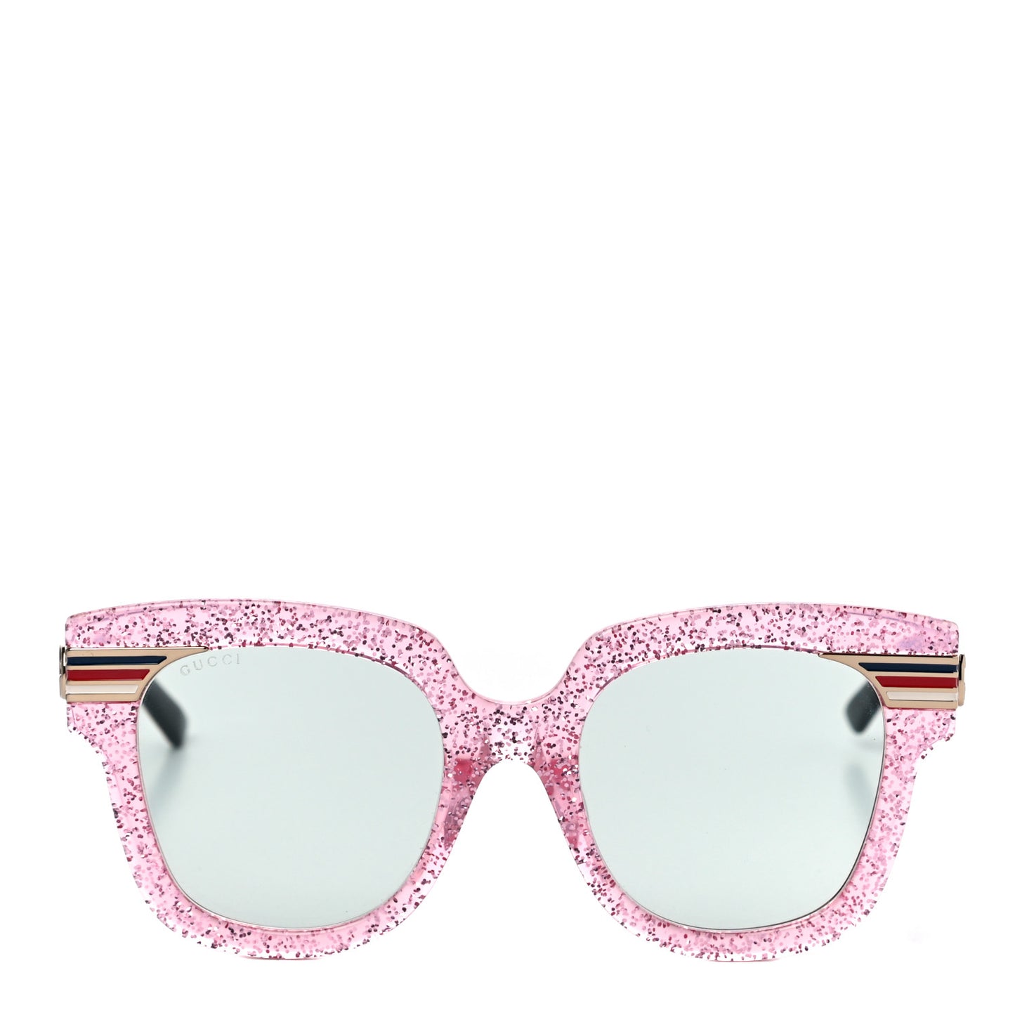 Acetate Square Frame Web Glitter GG0281S Sunglasses Pink