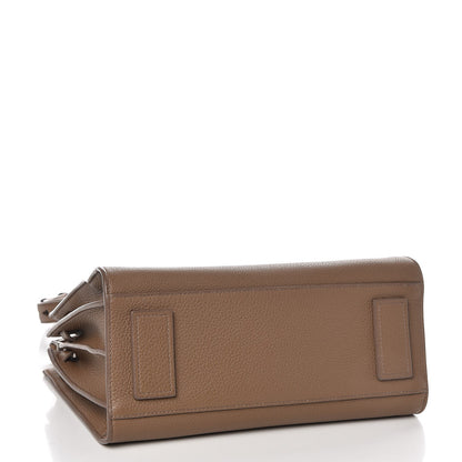 Saint Laurent Grained Calfskin Baby Sac De Jour Souple Taupe 4 of 7