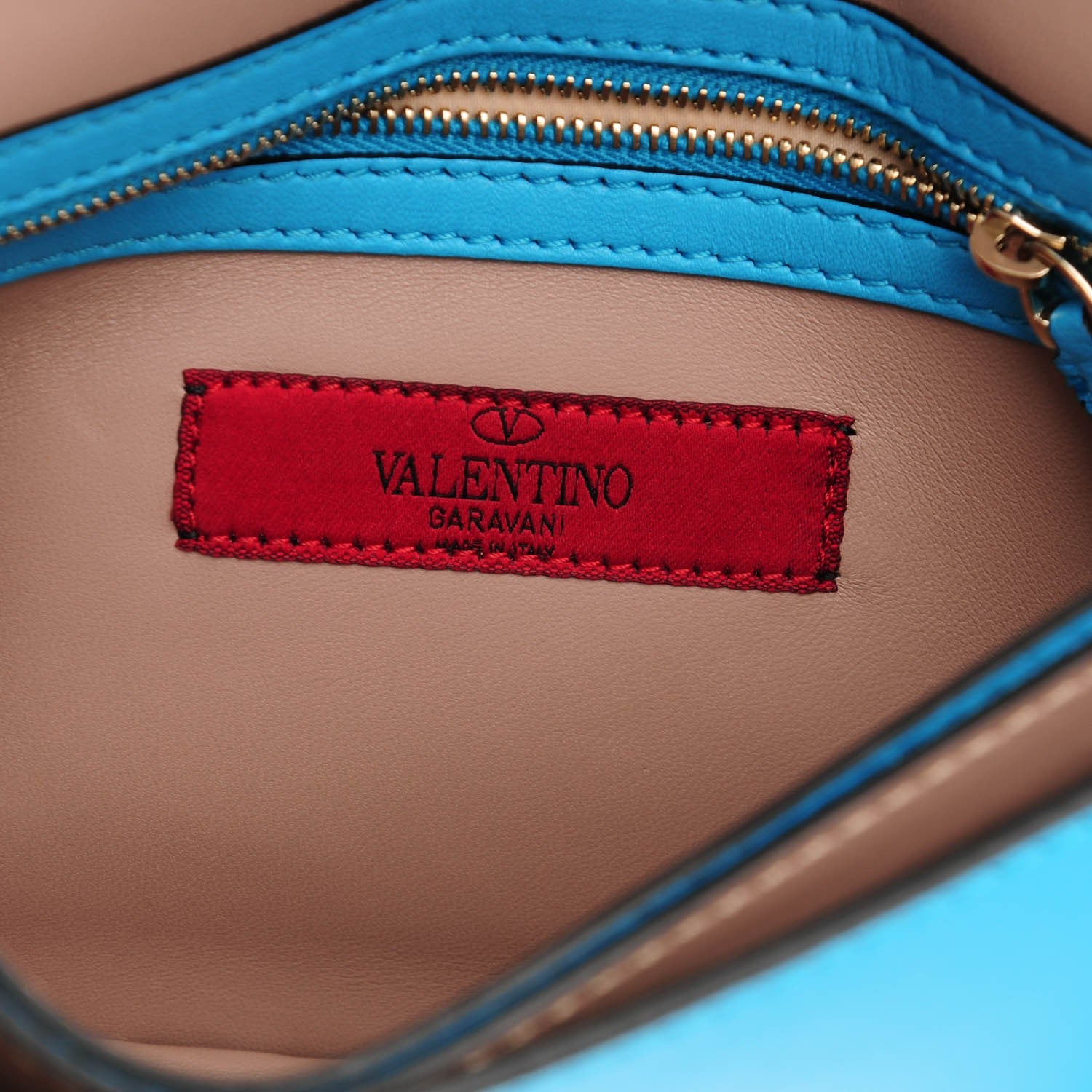 Valentino Garavani Nappa Rockstud Wristlet Clutch Parrot 6 of 10