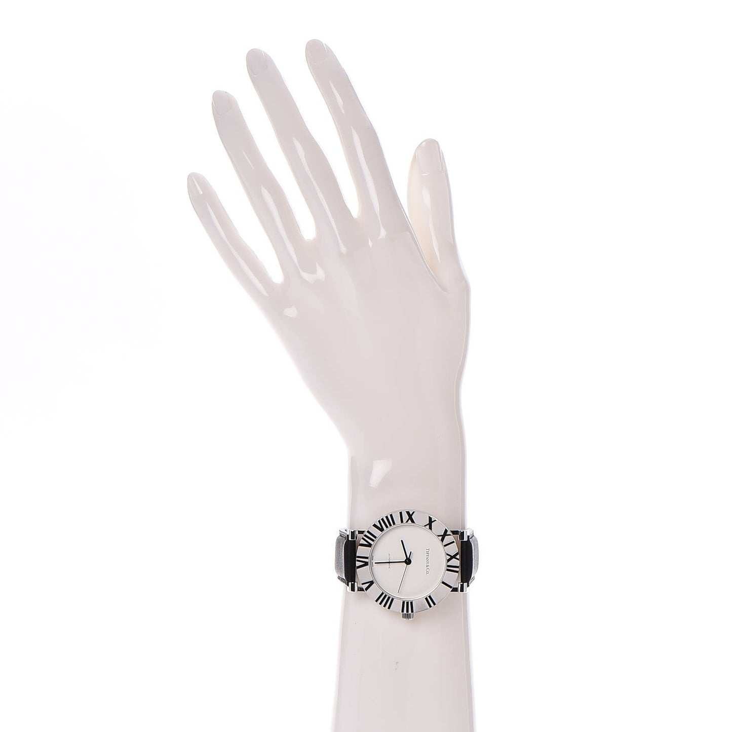 Sterling Silver Calfskin 39mm Atlas Automatic Watch