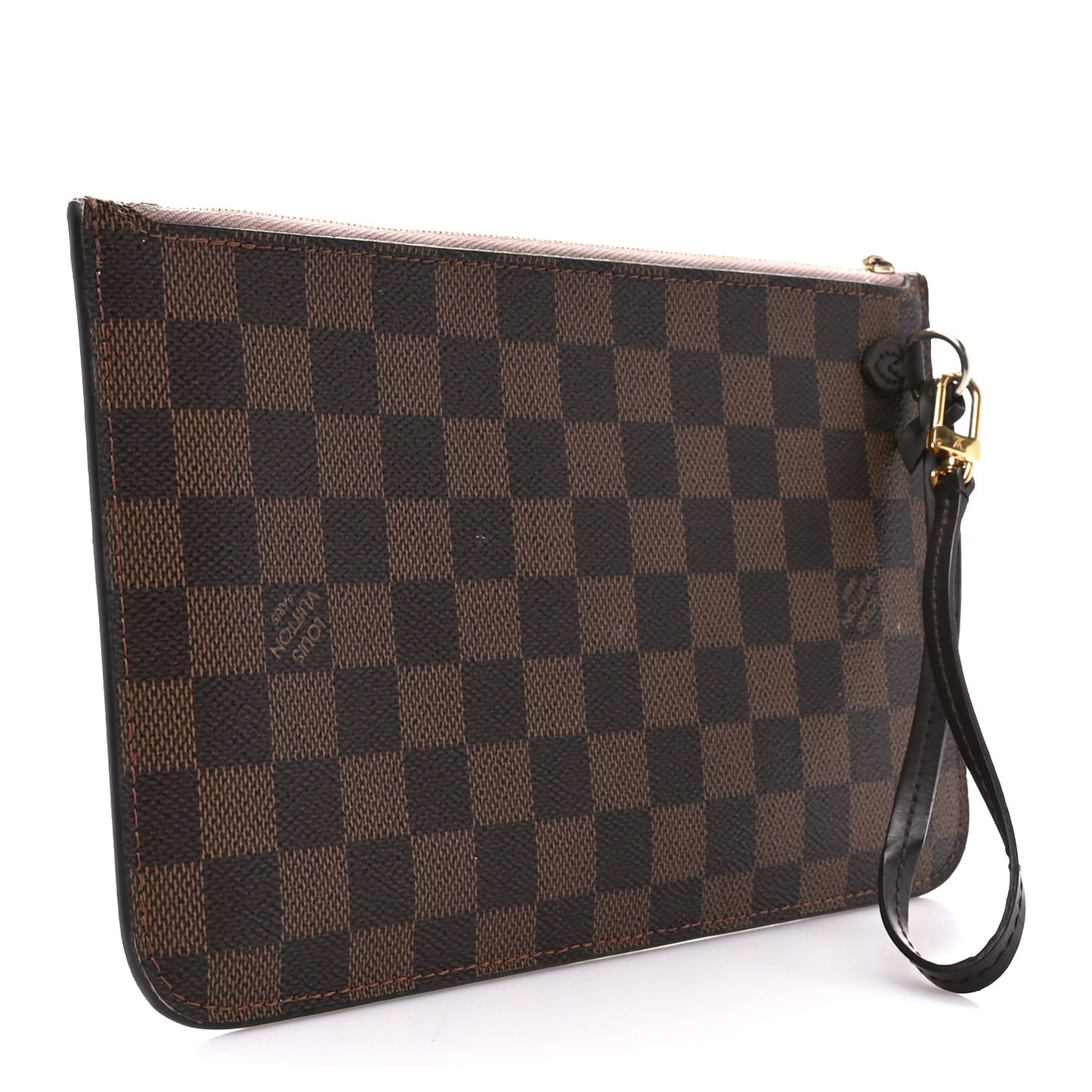 Damier Ebene Neverfull MM GM Pochette Rose Ballerine
