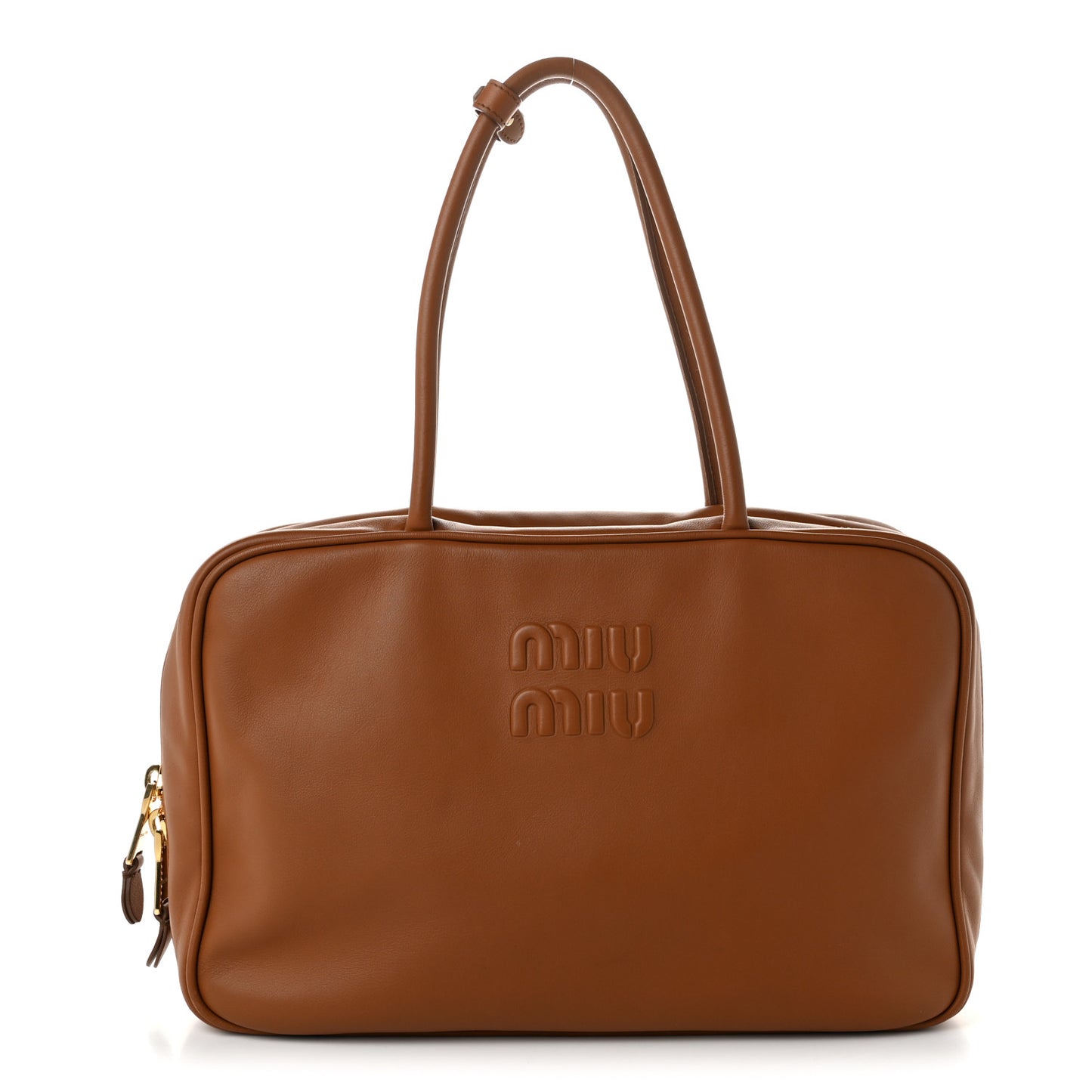 Soft Calf Softy Medium Beau Top Handle Bag Cognac