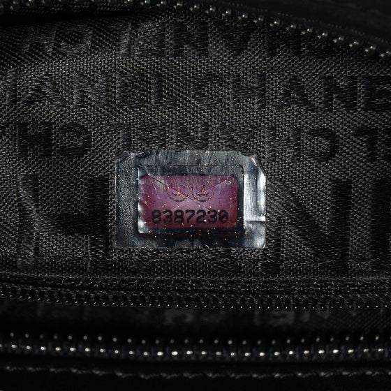 Chanel Lambskin Lax East West Shoulder Bag Black 7 of 7