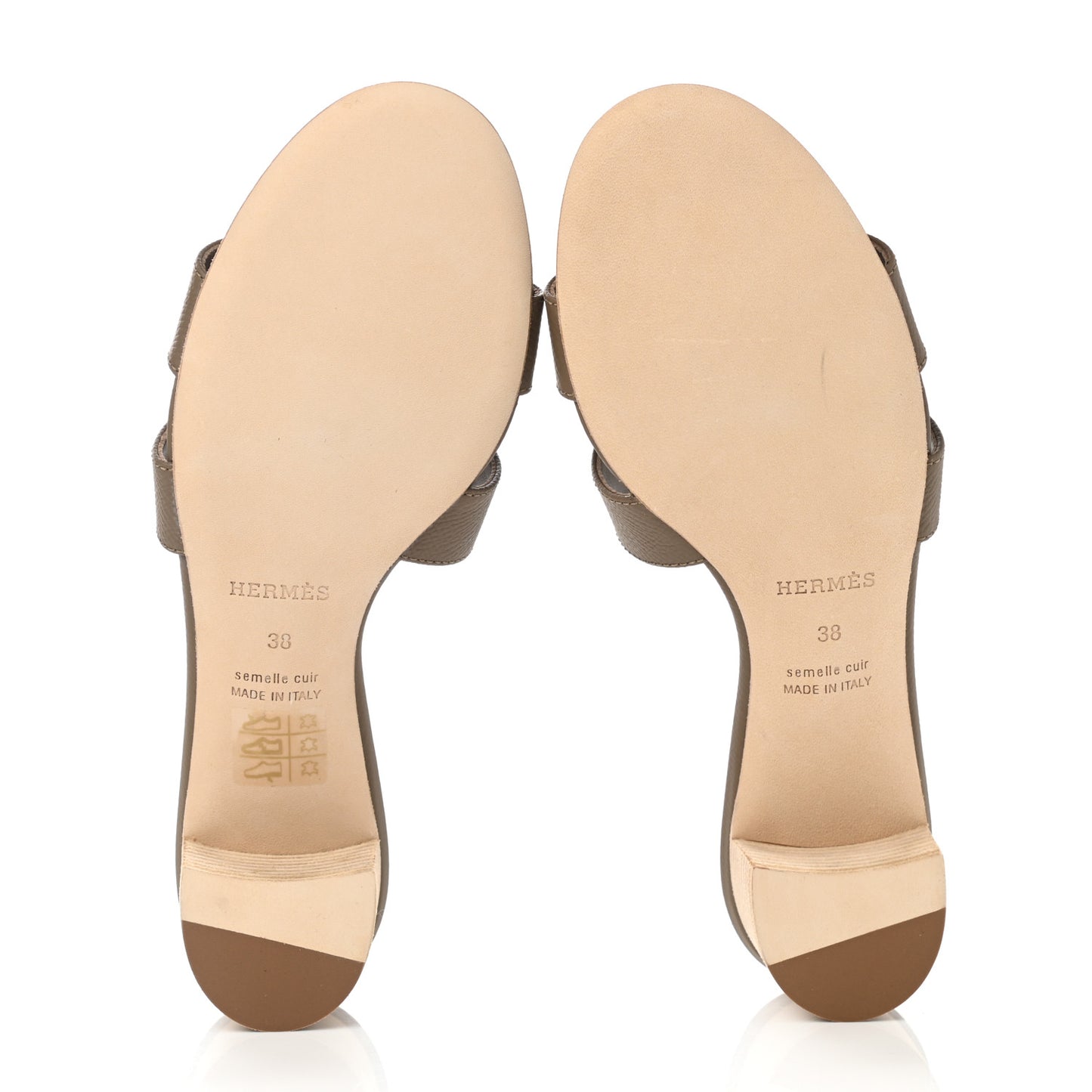 Epsom Oasis Sandals 38 Etoupe