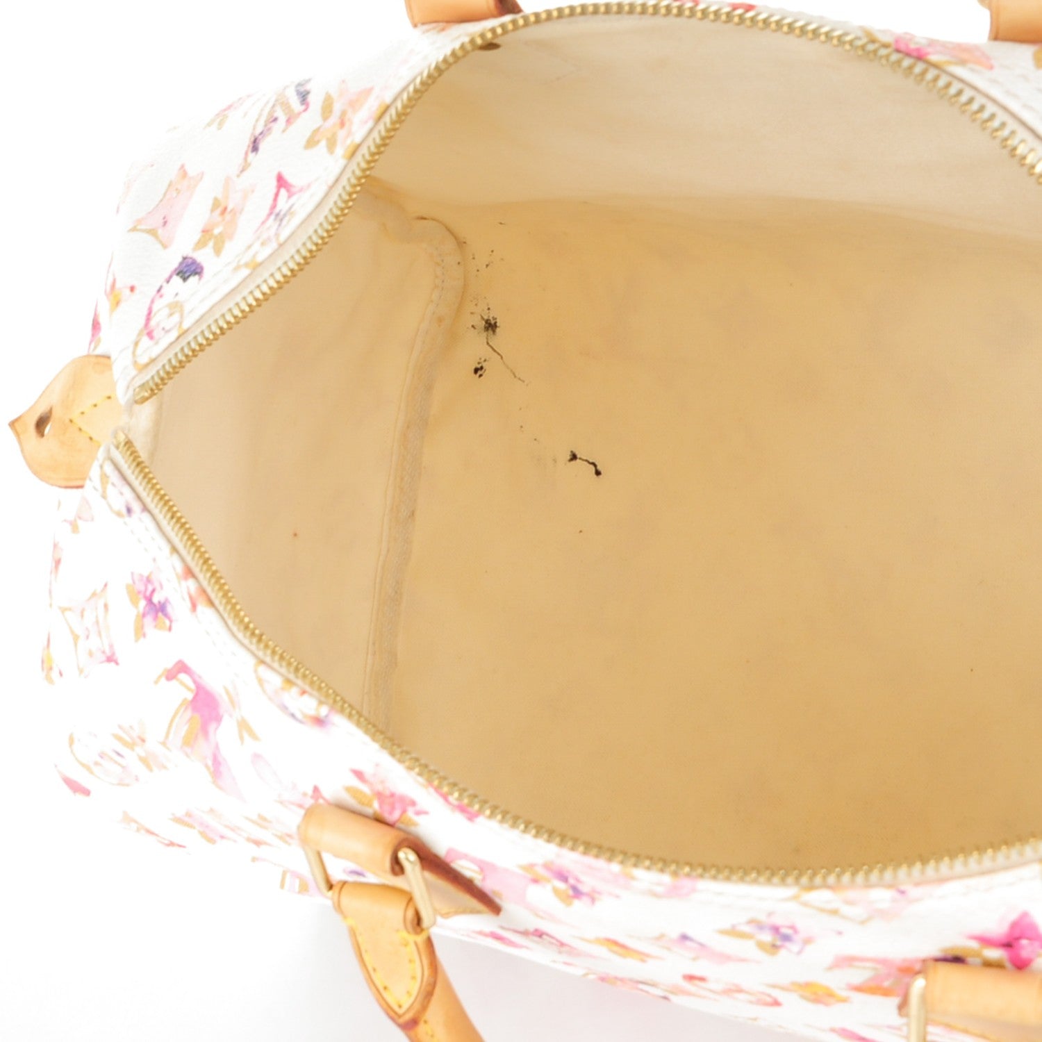 Louis Vuitton Watercolor Aquarelle Speedy 35 White 8 of 9