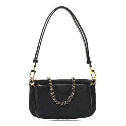 Louis Vuitton Empreinte Monogram Giant Multi Pochette Accessories Black 1 of 10