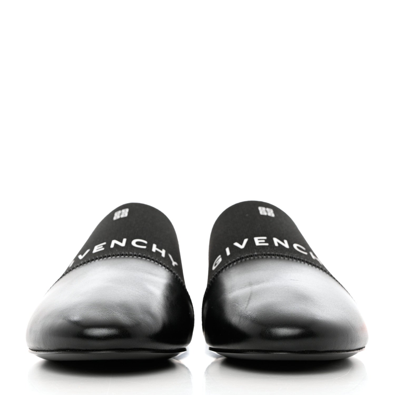 Givenchy Calfskin Bedford Logo Mule Slides 38 Black 2 of 9