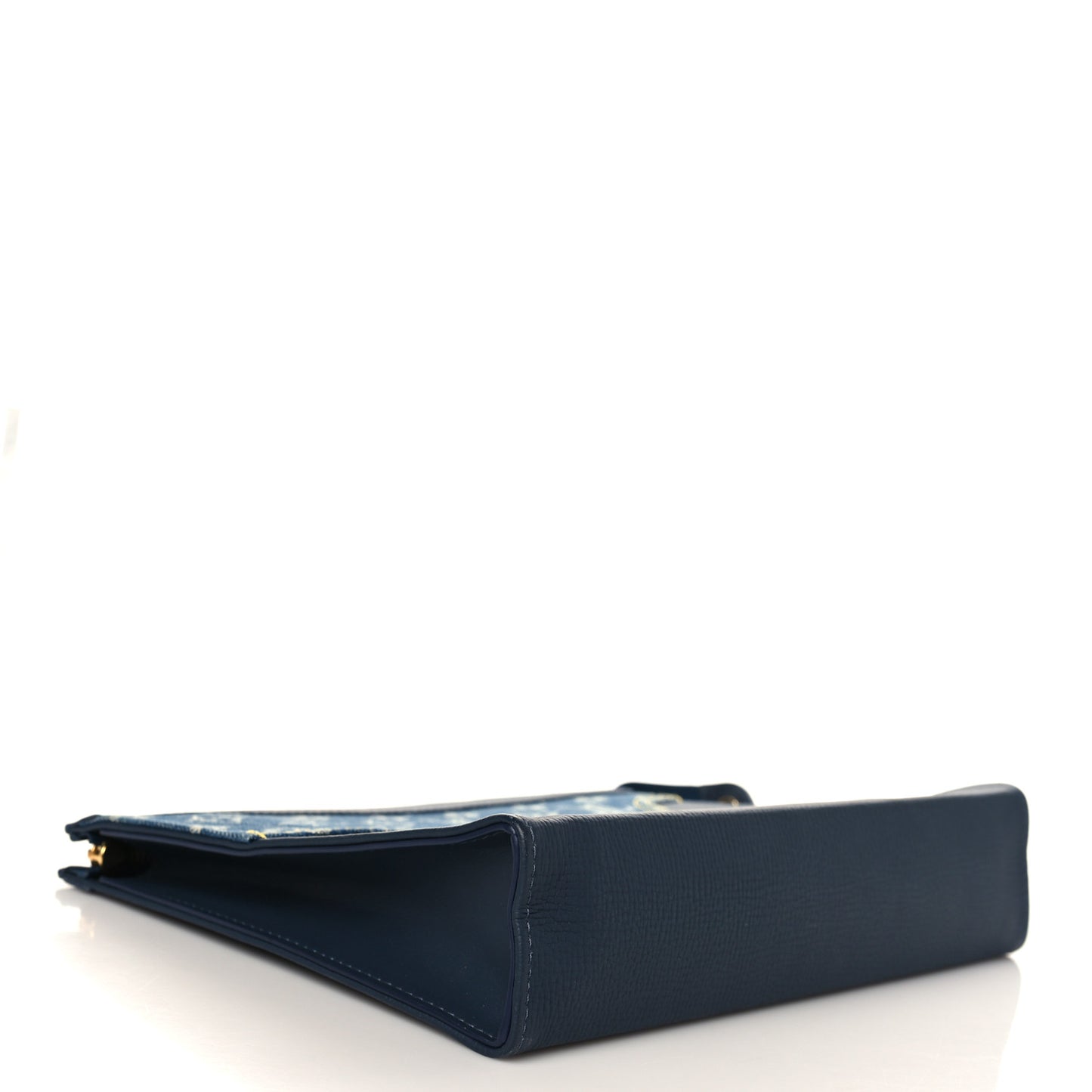 X NIGO Taurillon Monogram Denim Drip Pochette Voyage MM Blue